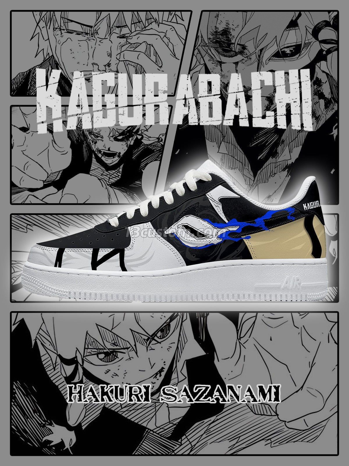AF1 Hakuri Sazanami客製化運動鞋-V1款