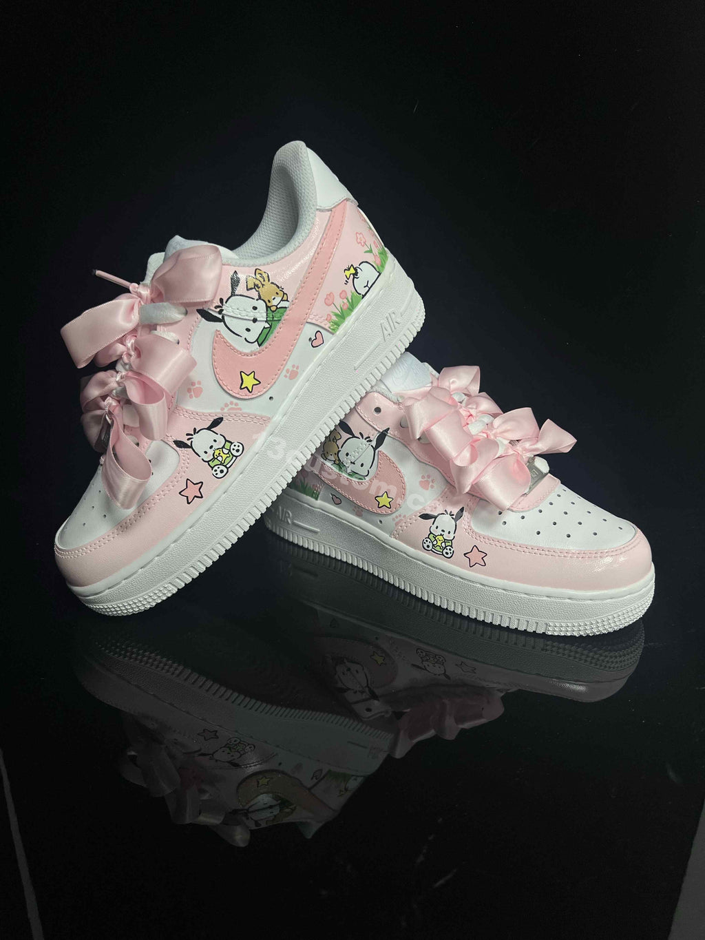 AF1 粉紅色帕恰狗蝴蝶結