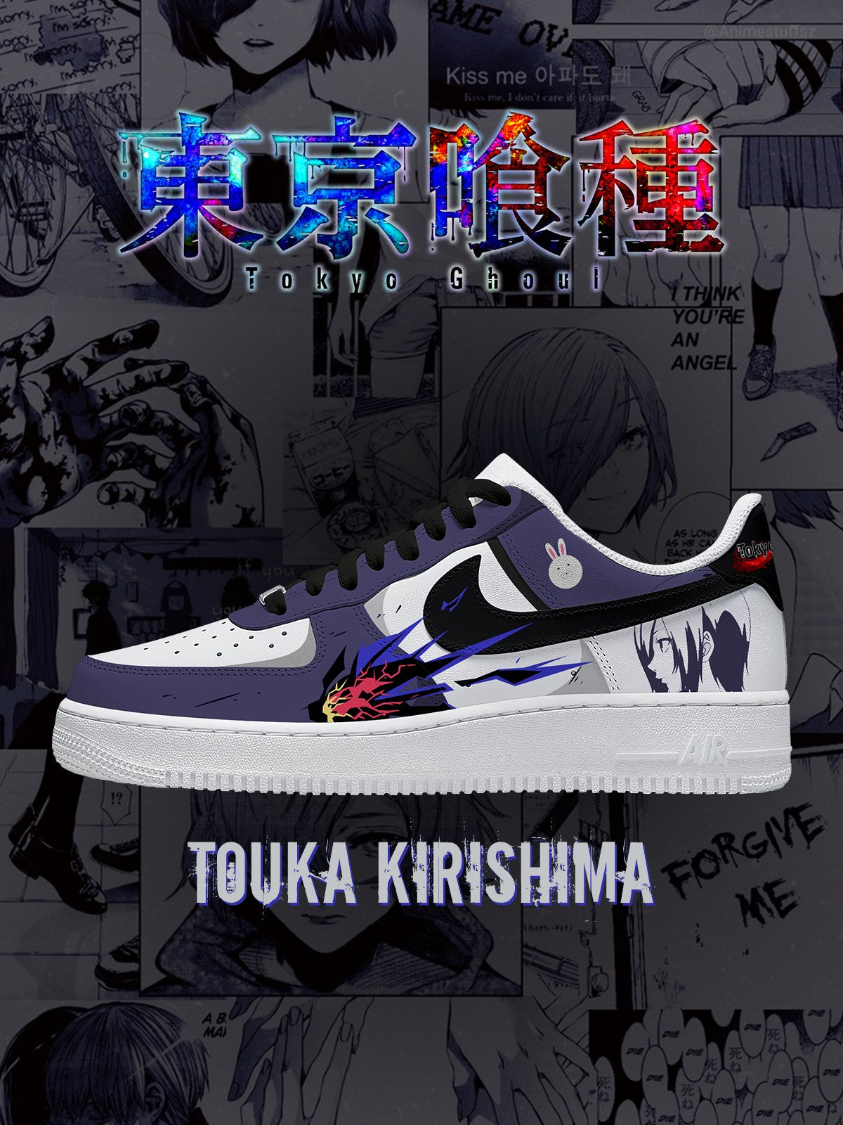 Touka Kirishima V.1 Custom Sneakers - 13custom