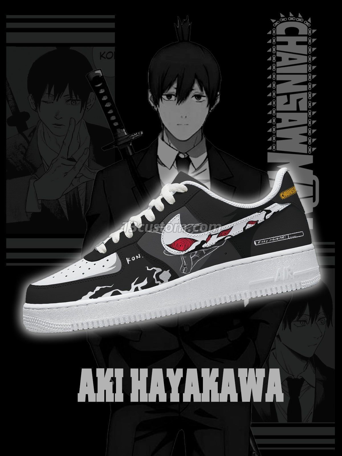 AF1 鏈鋸人-早川秋 V1 客製化運動鞋