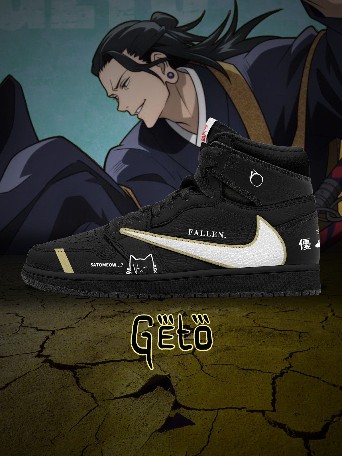 Suguru Geto V.1 Custom TS High Sneakers - 13custom