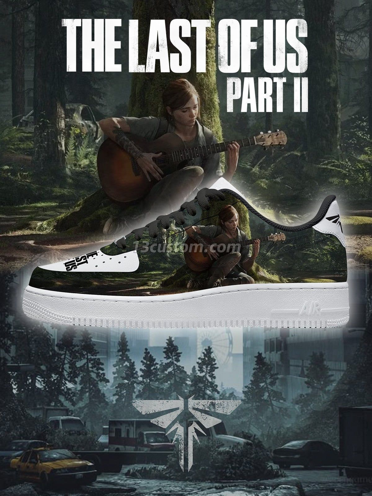 AF1 Ellie Williams客製化運動鞋-V3款 Main image