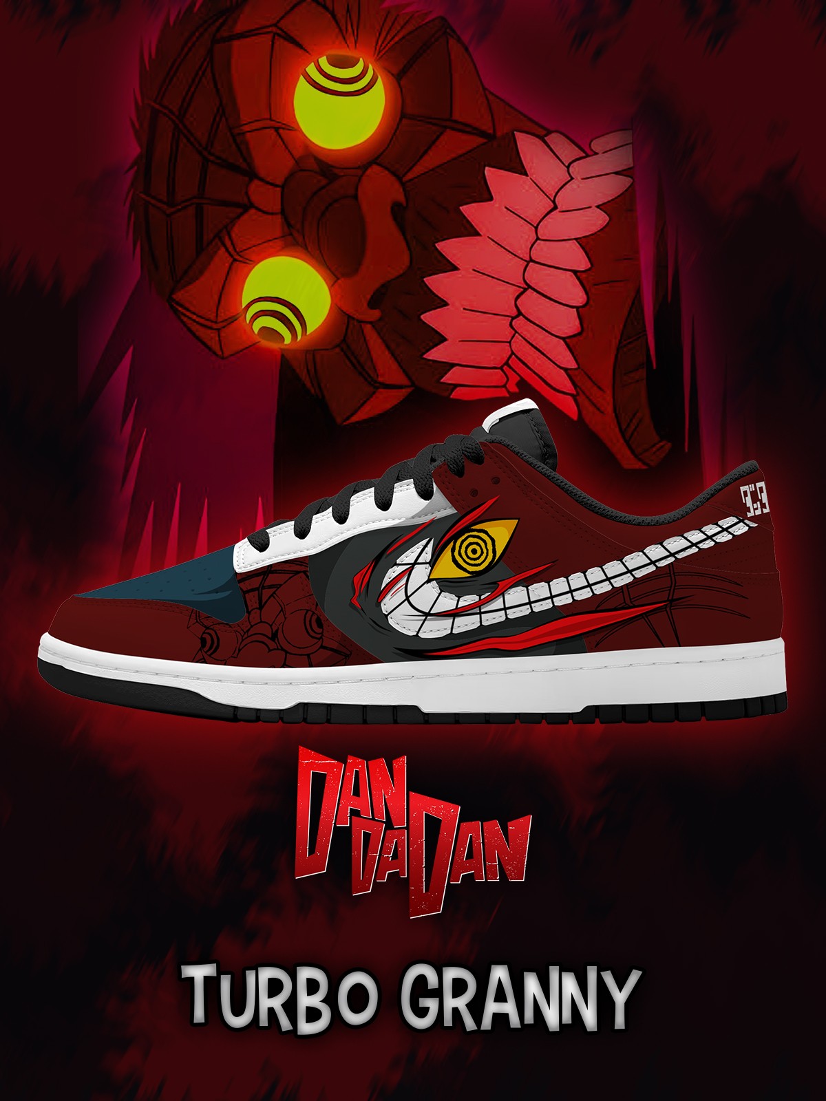 Turbo Granny V.2 Custom Court-Low Sneakers - 13custom