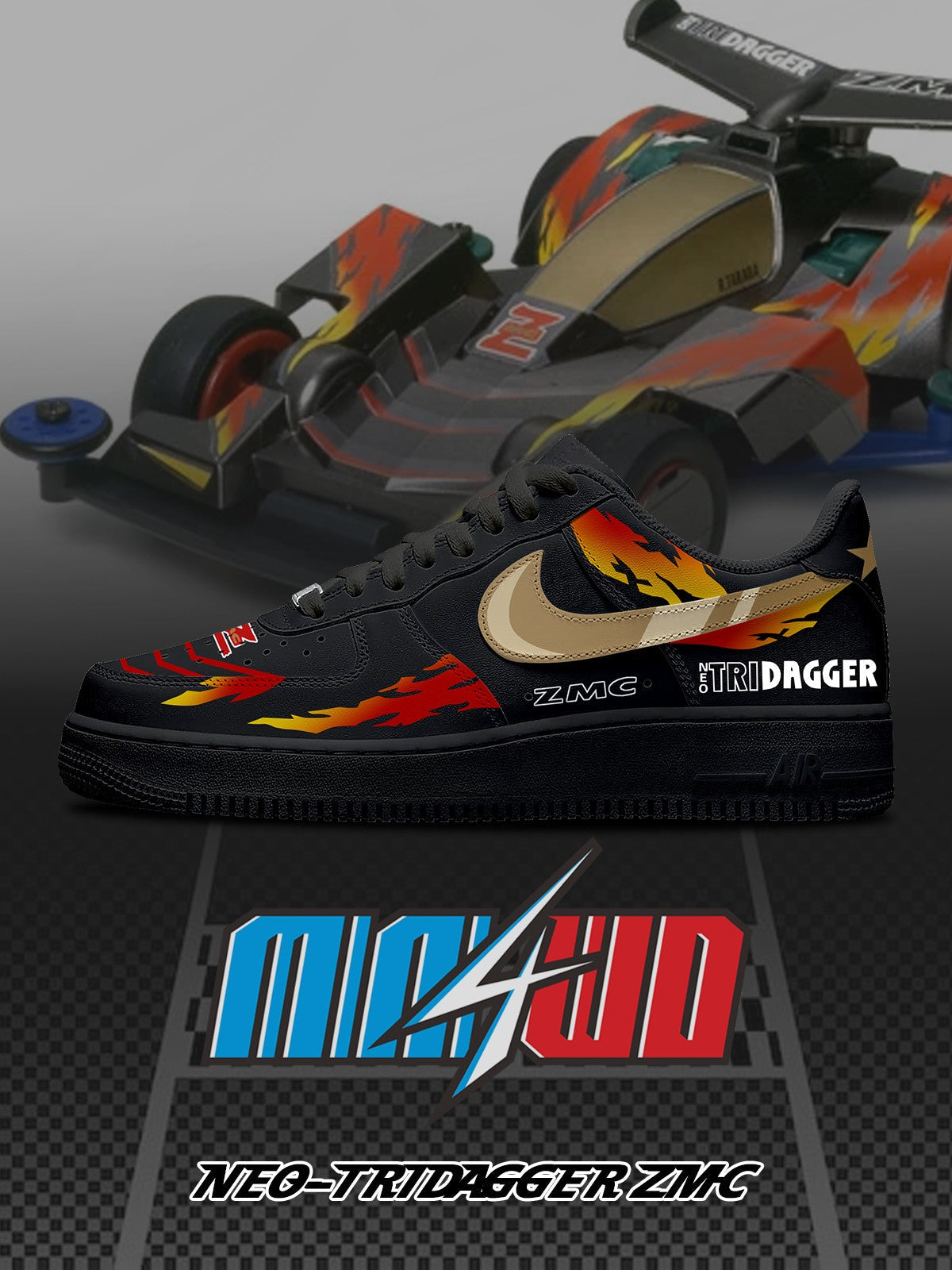 Neo-Tridagger ZMC V.1 Custom Sneakers - 13custom