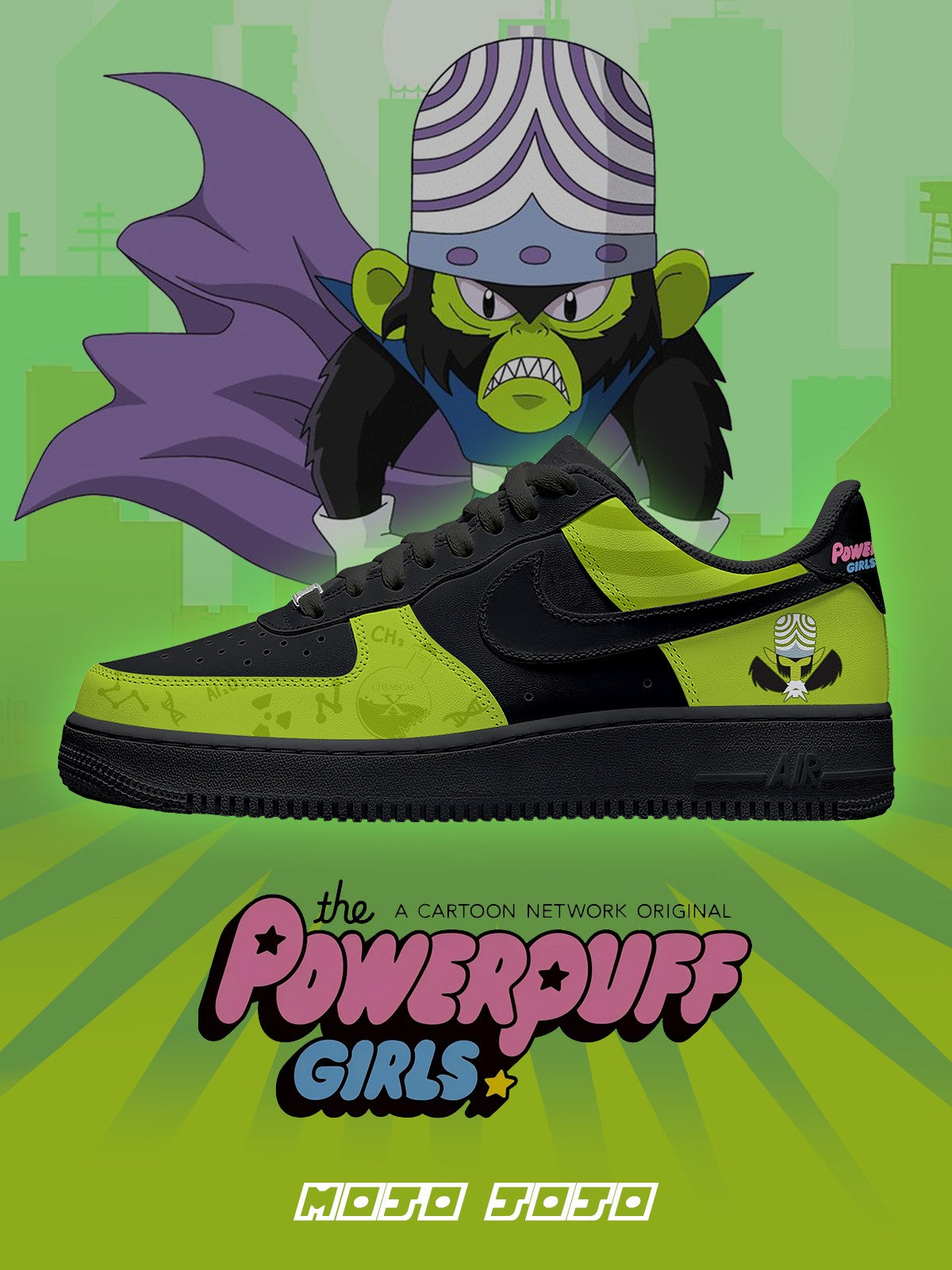 Mojo Jojo V.2 Custom Sneakers