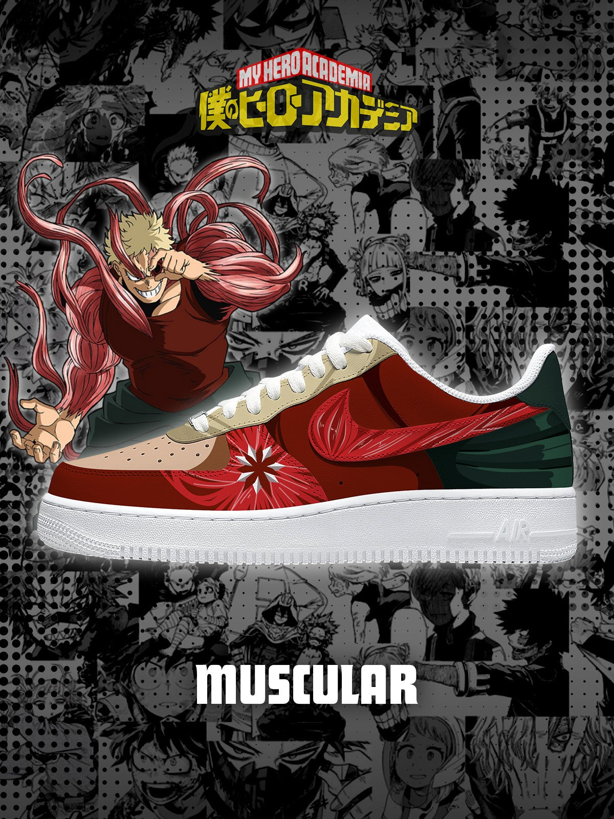 Muscular Custom Sneakers