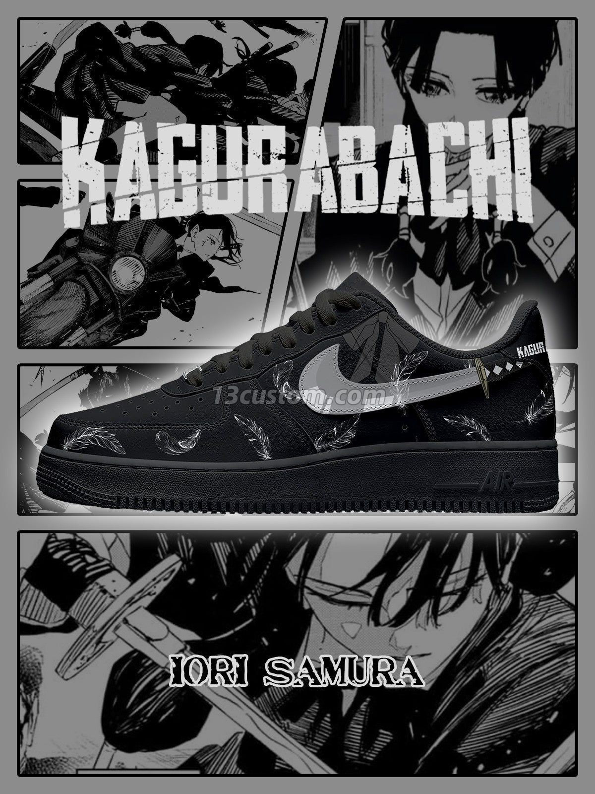 AF1 Iori Samura客製化運動鞋-V1款