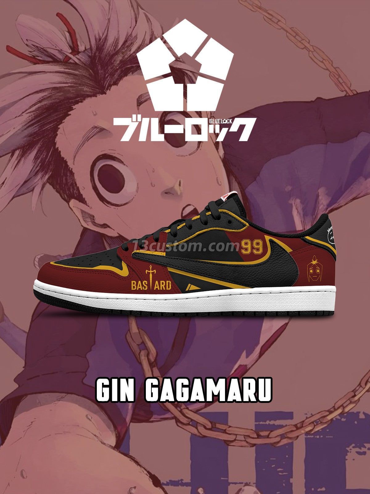 Gin Gagamaru V.2 Custom TS Low Sneakers