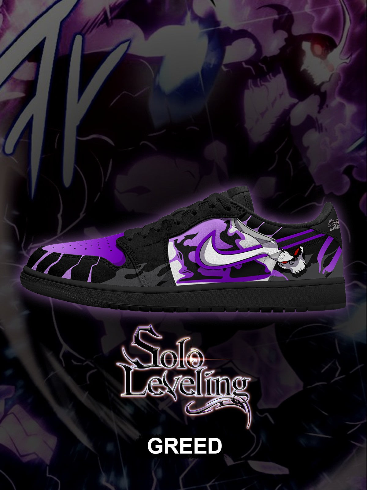 Greed V.1 Custom Low-Top Court Sneakers