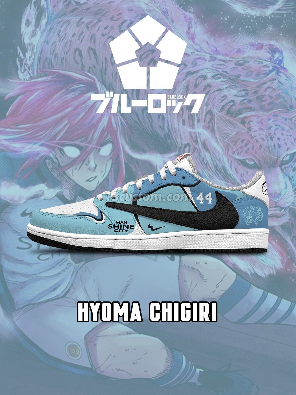 倒钩TS 藍色監獄-千切豹馬 V2 客製化運動鞋 Main image
