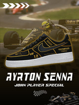 Ayrton Senna John Player Special V.1 Custom Sneakers - 13custom