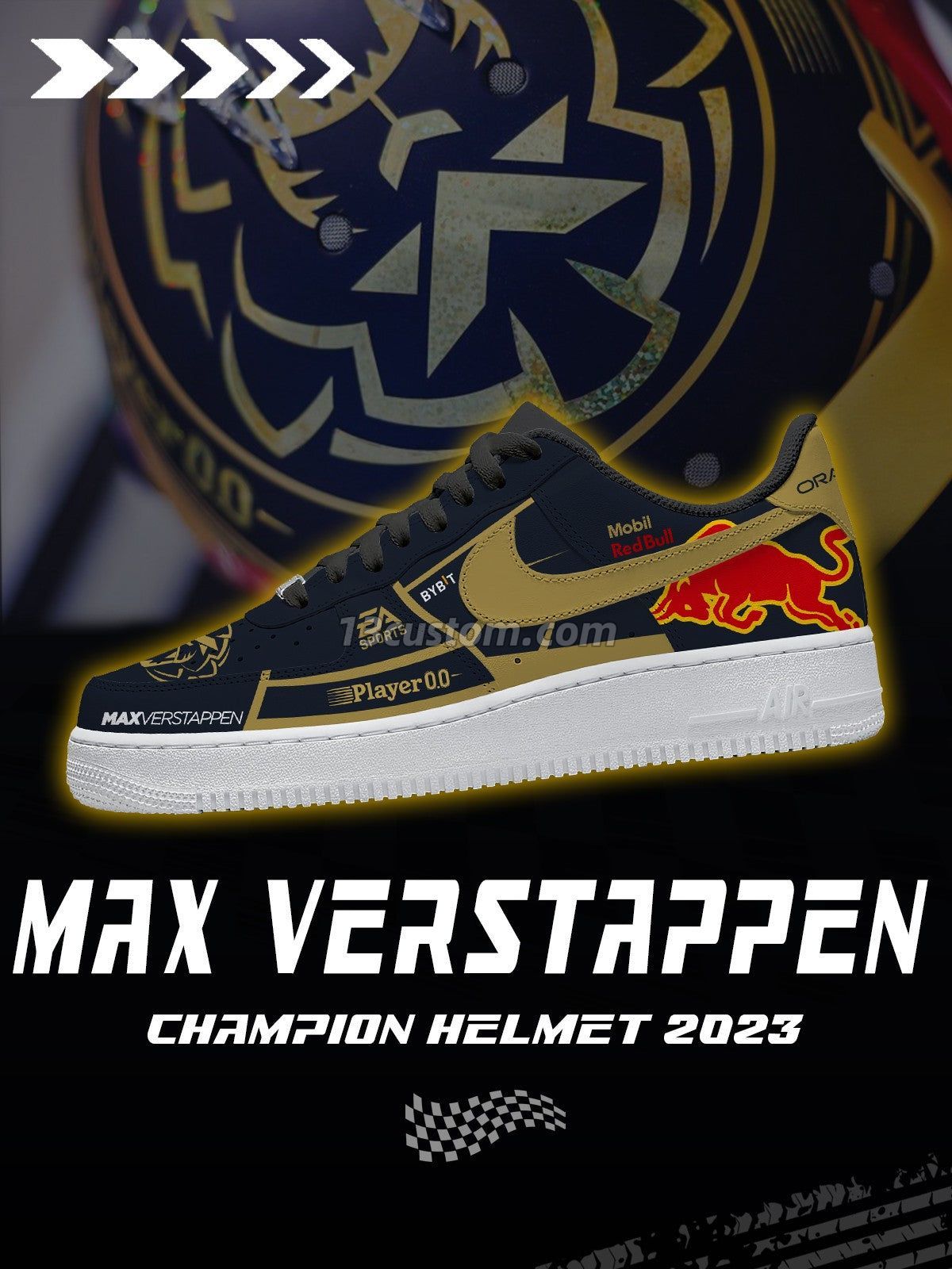 AF1 汽車收藏-L V1 客製化運動鞋