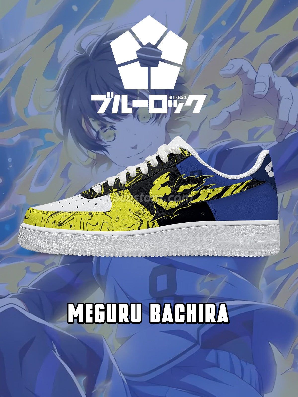 AF1 Meguru Bachira客製化運動鞋-V6款