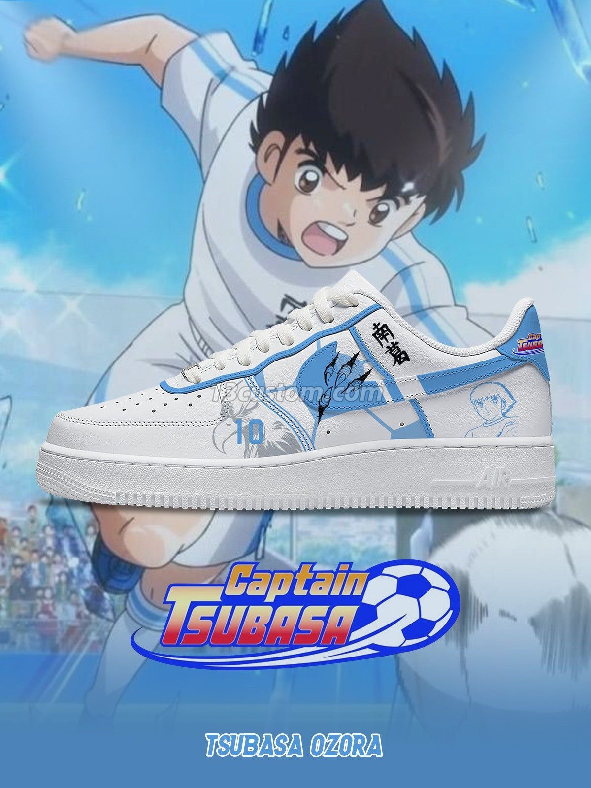 AF1 Tsubasa Ozora客製化運動鞋-V1款 - 13custom