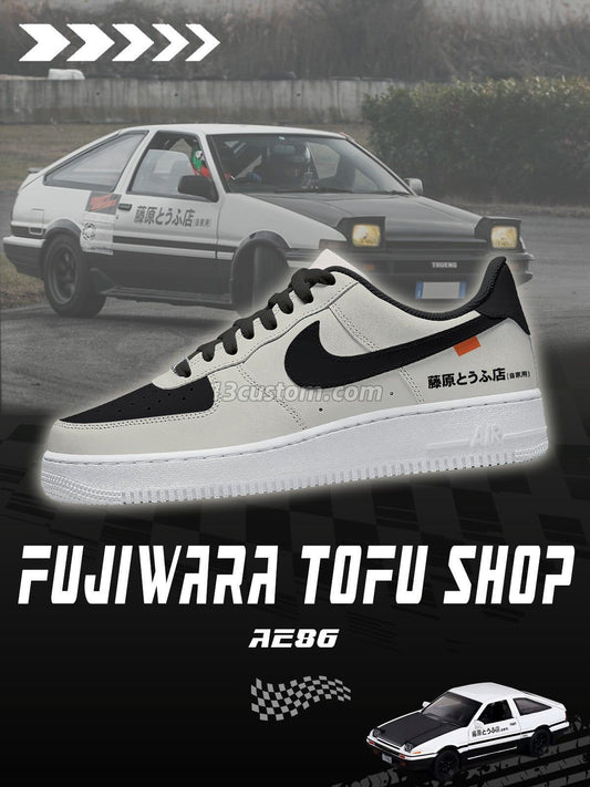 AE86 Fujiwara Tofu Shop V.1 Custom Sneakers