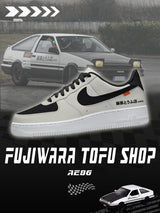 AE86 Fujiwara Tofu Shop V.1 Custom Sneakers - 13custom