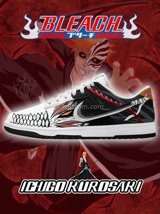Ichigo Kurosaki V.1 Custom Court-Low Sneakers