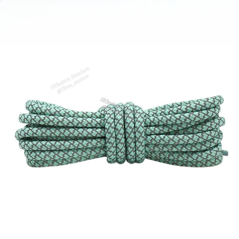 Cordones redondos reflectantes de 18 colores