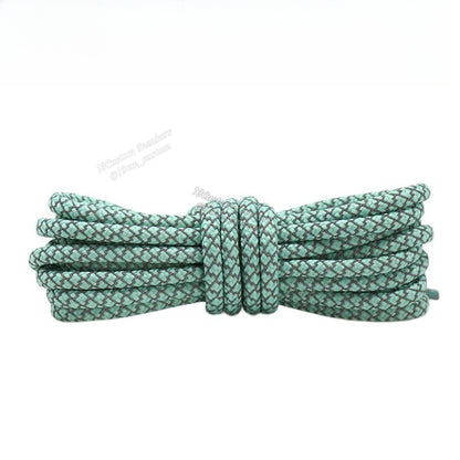 Cordones redondos reflectantes de 18 colores