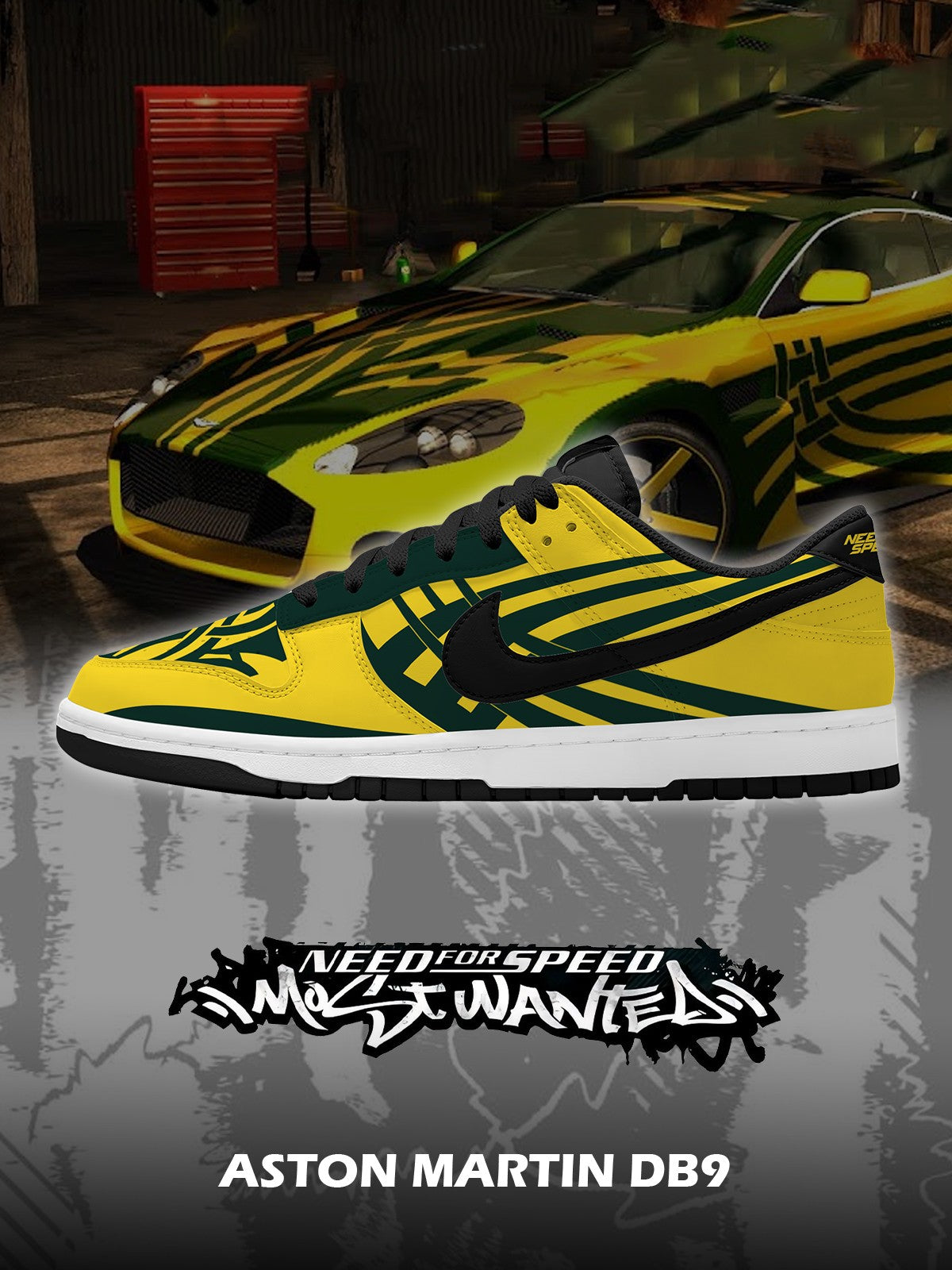 A.Martin DB9 V.1 Custom SB-Style Sneakers