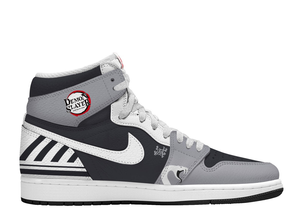 Obanai Iguro V.1 Custom TS High Sneakers - 13custom