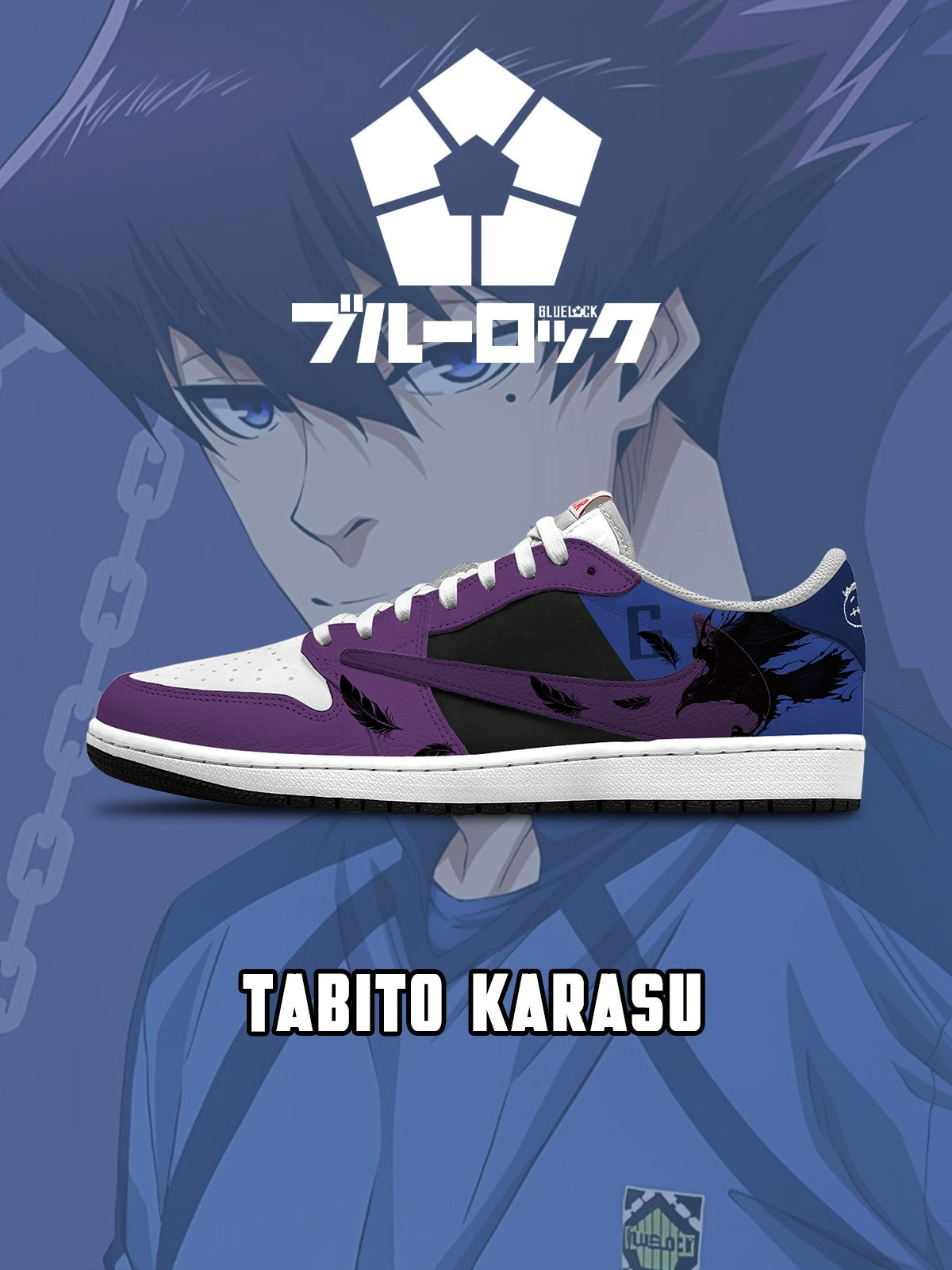 Tabito Karasu V.6 Custom TS Low Sneakers