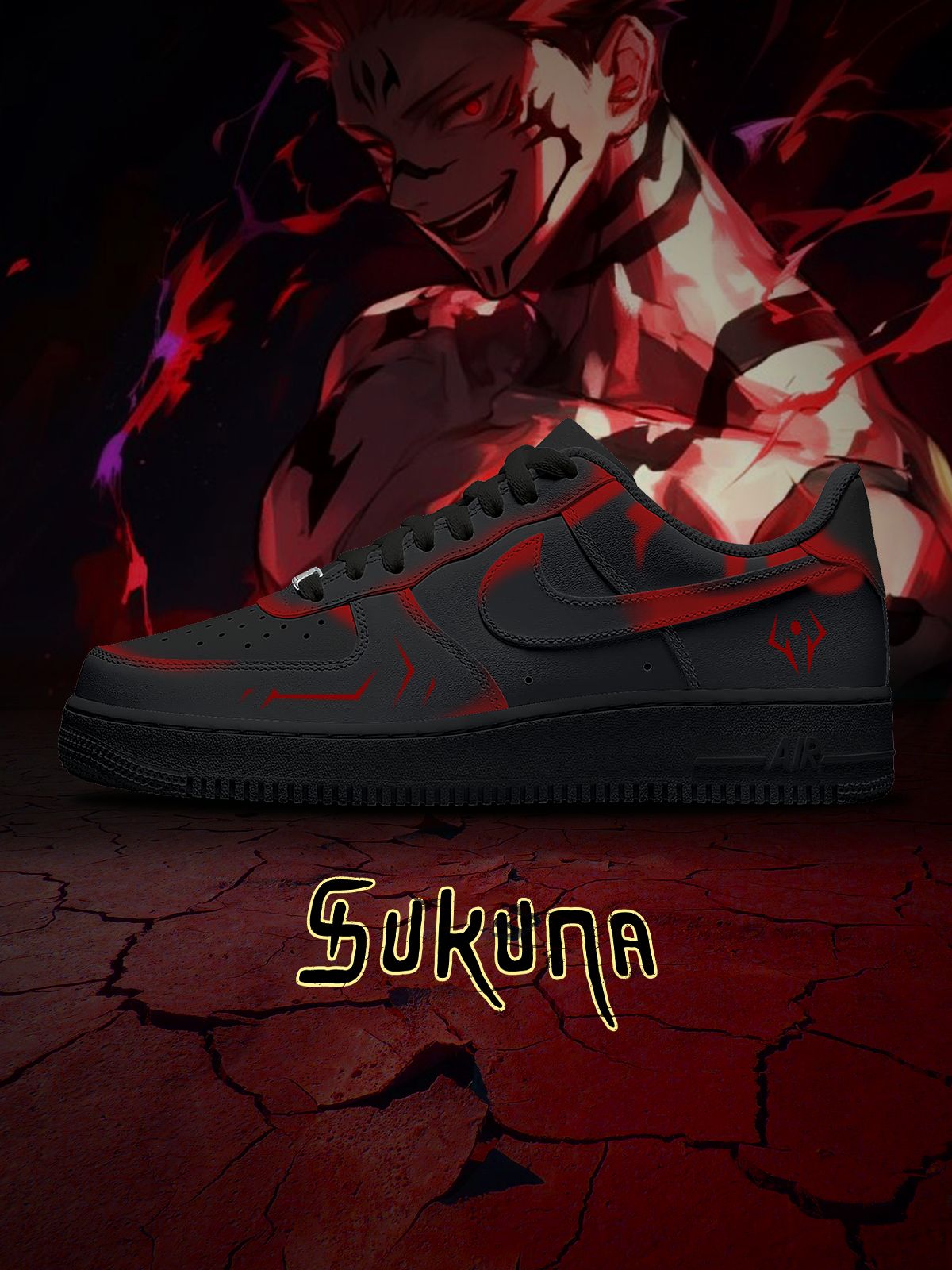 Ryomen Sukuna V.4 Custom Sneakers
