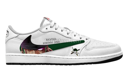 Luffy and Zoro V.1 Custom TS Low Sneakers