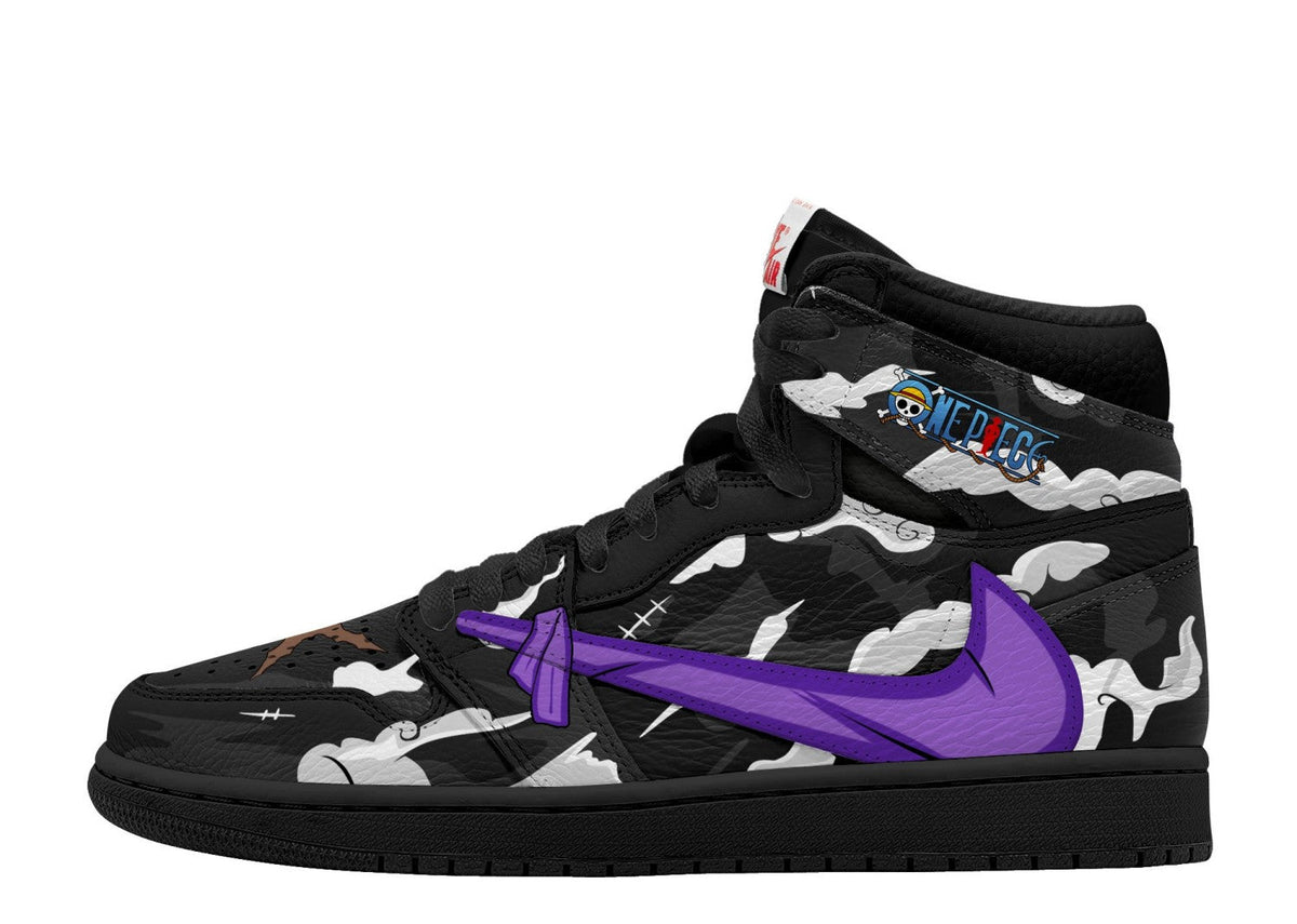 Monkey D. Luffy V.8 Custom TS High Sneakers - 13custom