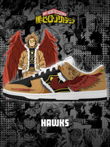 Hawks V.1 Custom Court-Low Sneakers - 13custom