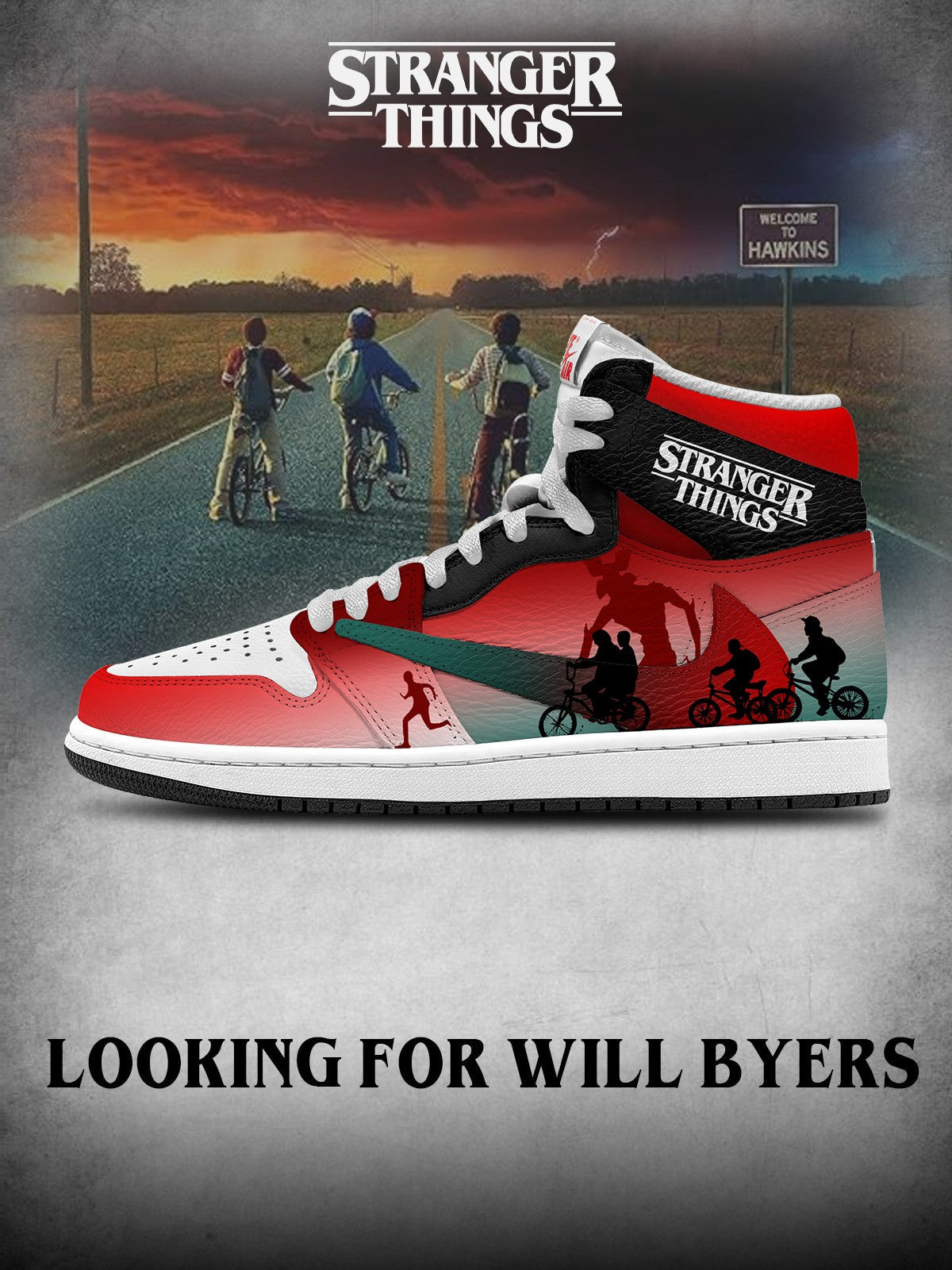 Looking for Will Byers V.1 Custom TS High Sneakers