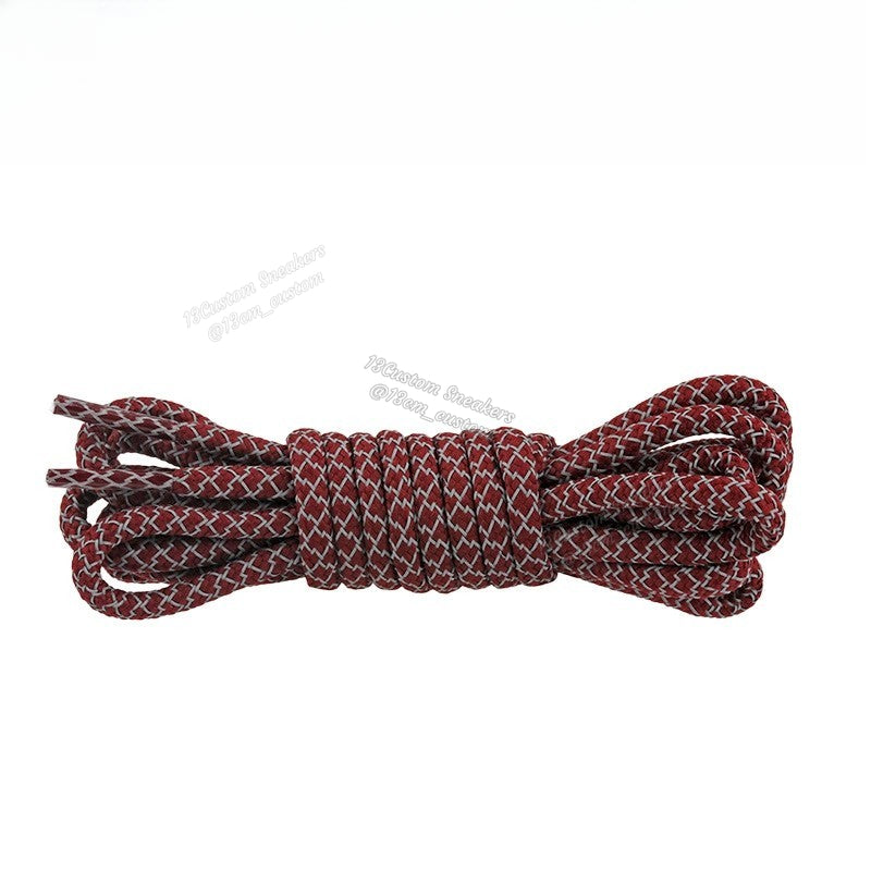 Cordones redondos reflectantes de 18 colores