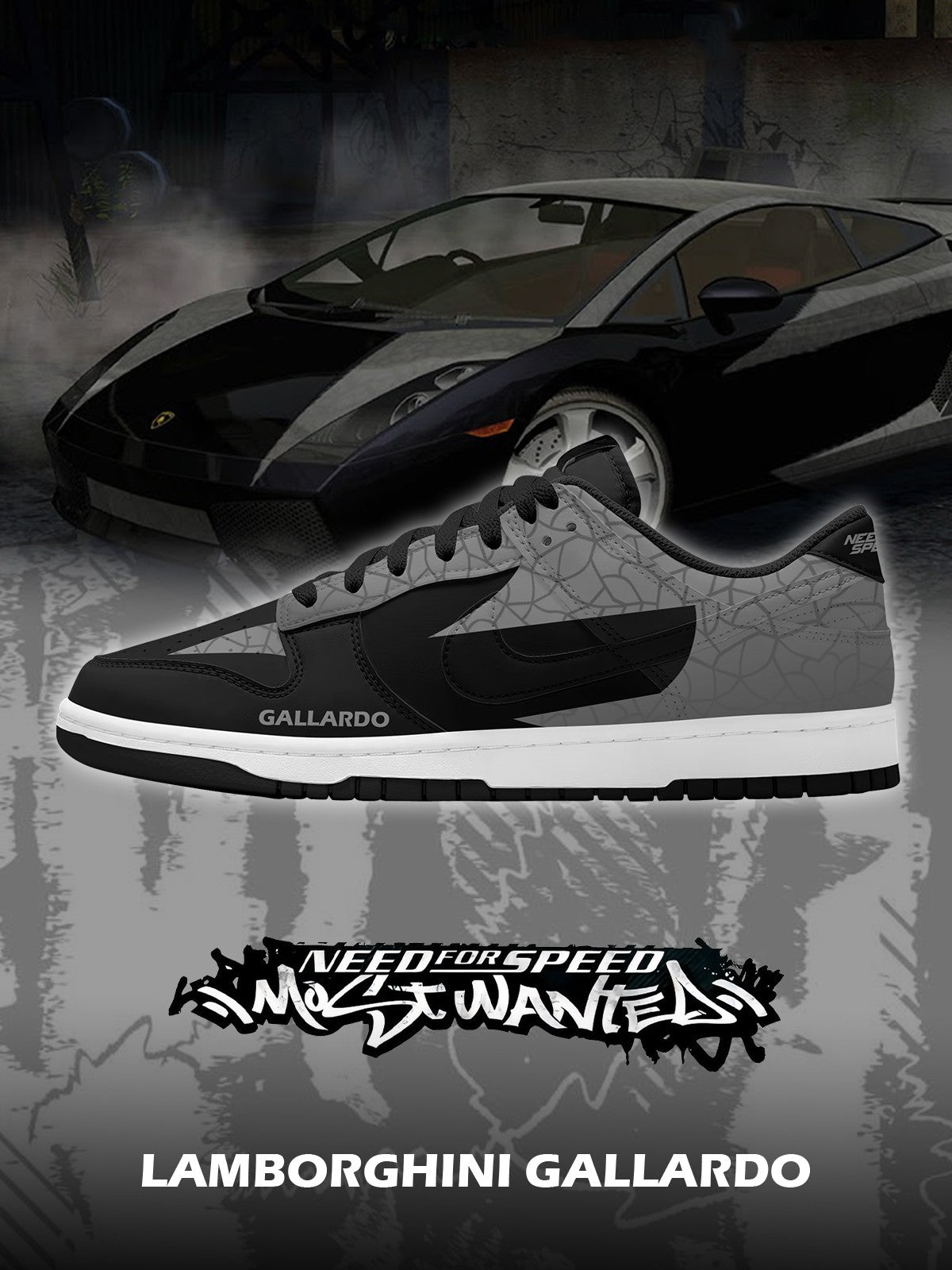 L.Gallardo V.1 Custom SB-Style Sneakers