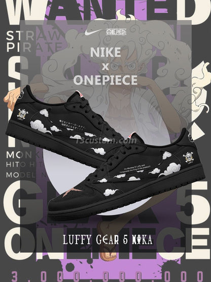 Luffy Gear 5 Nika V.10 Custom TS Low Sneakers