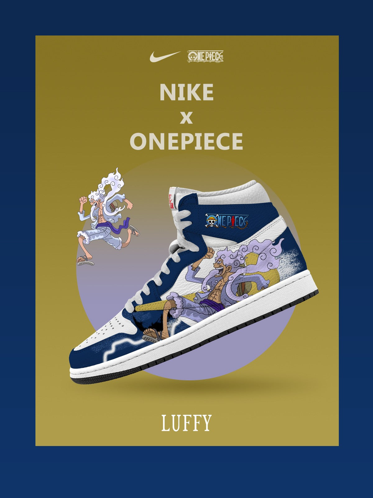 Monkey D. Luffy V.9 Custom TS High Sneakers - 13custom