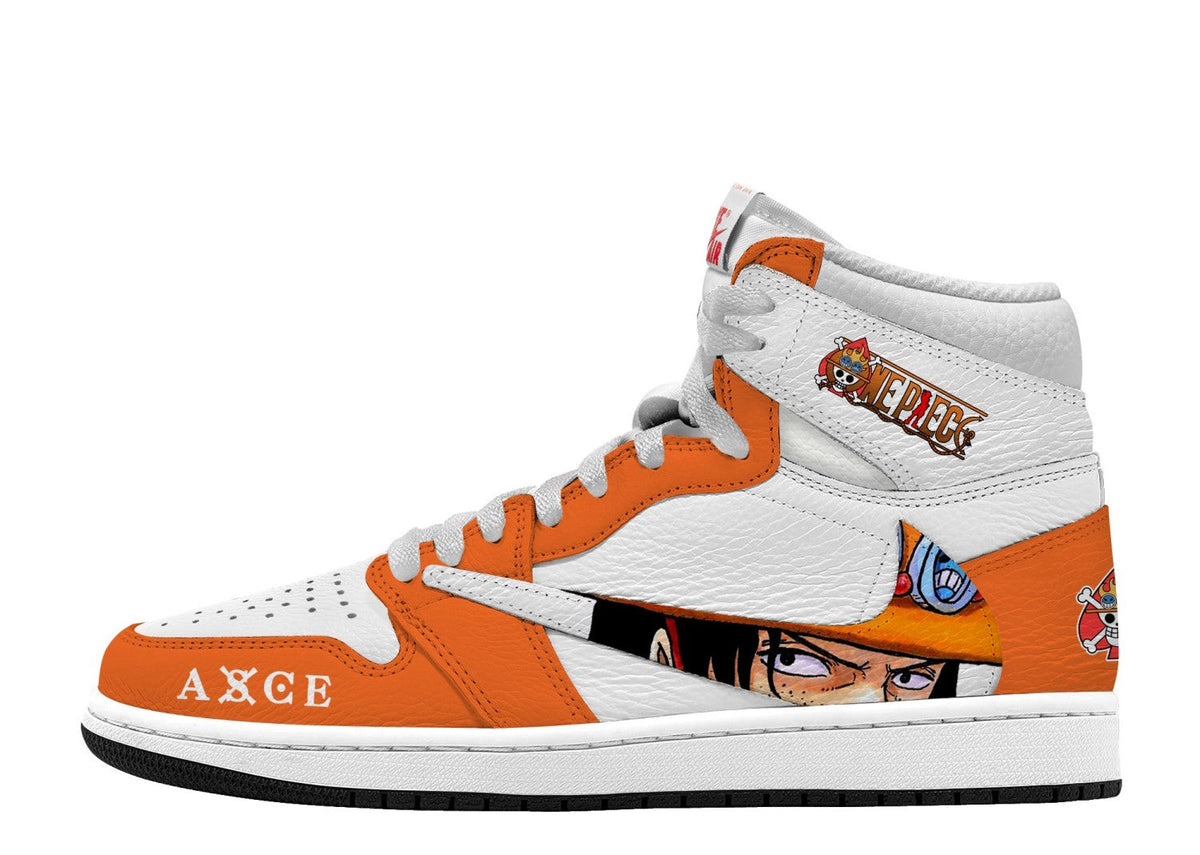 Portgas D Ace V.1 Custom TS High Sneakers - 13custom