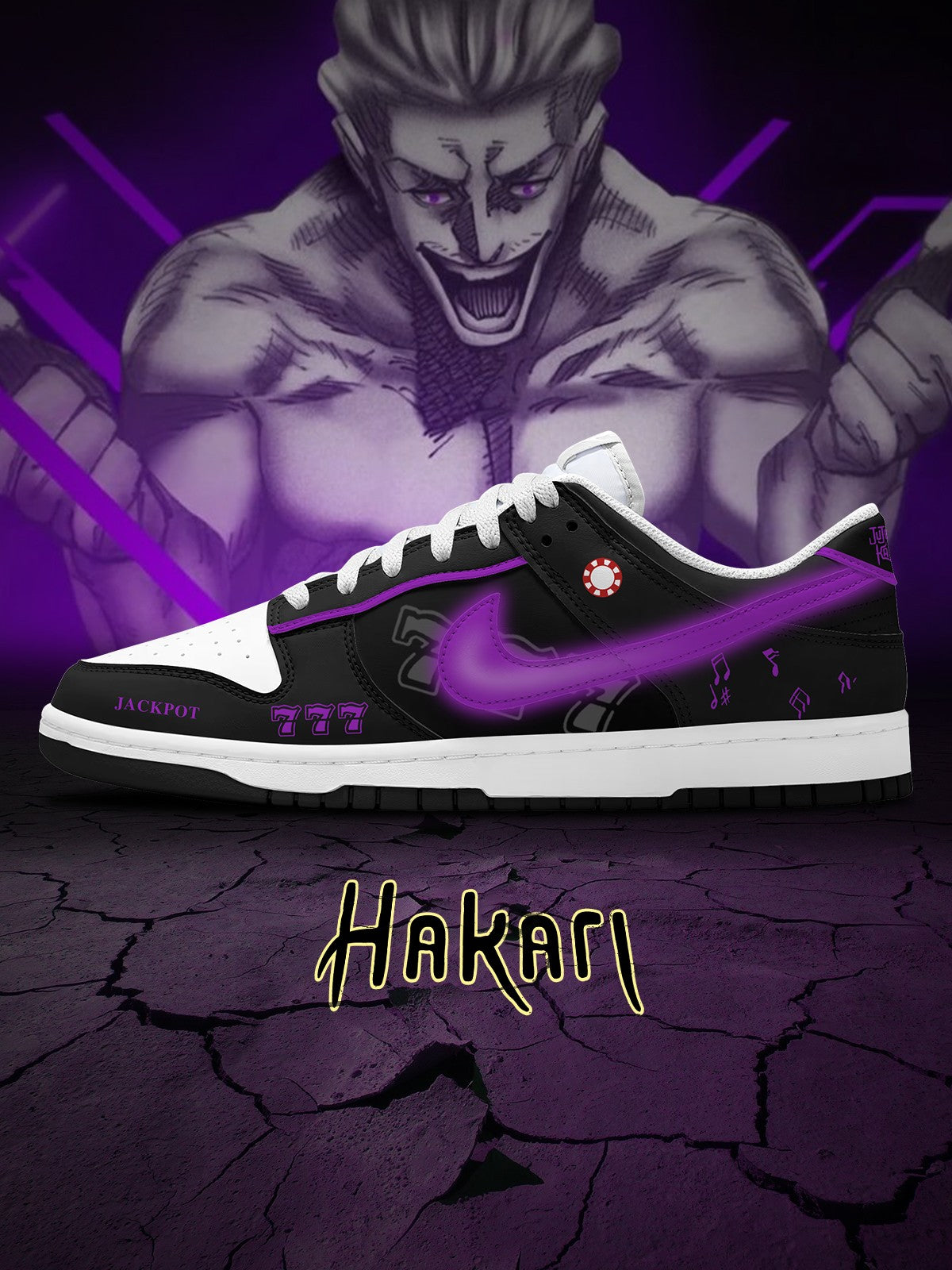 Kinji Hakari V.1 Custom Court-Low Sneakers - 13custom