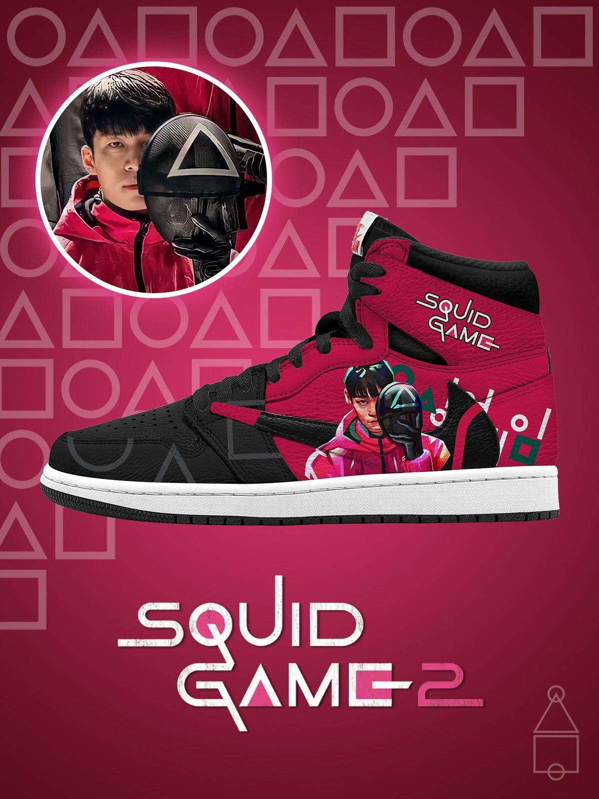 Hwang Jun-ho V.1 Custom TS High Sneakers - 13custom