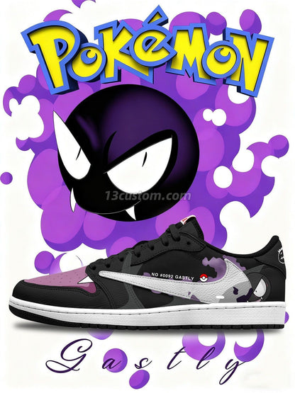 Gastly V.1 Maßgeschneiderte TS Low Sneakers