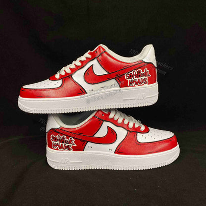 0594-Jugador de baloncesto en rojo completo