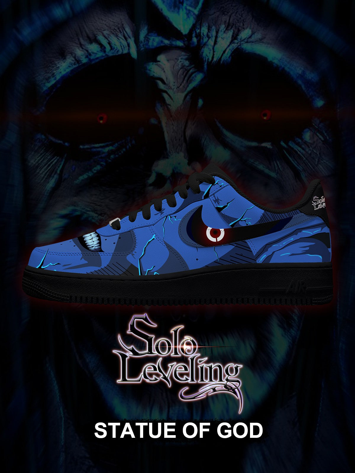 Statue of God V.1 Custom Sneakers - 13custom