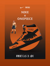 Portgas D Ace V.2 Custom TS High Sneakers - 13custom