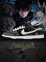 Megumi Fushiguro V.1 Custom Court-Low Sneakers - 13custom