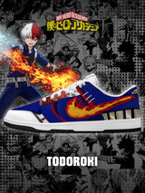 Shoto Todoroki V.2 Custom Court-Low Sneakers - 13custom