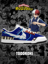 Shoto Todoroki V.2 Custom Court-Low Sneakers - 13custom