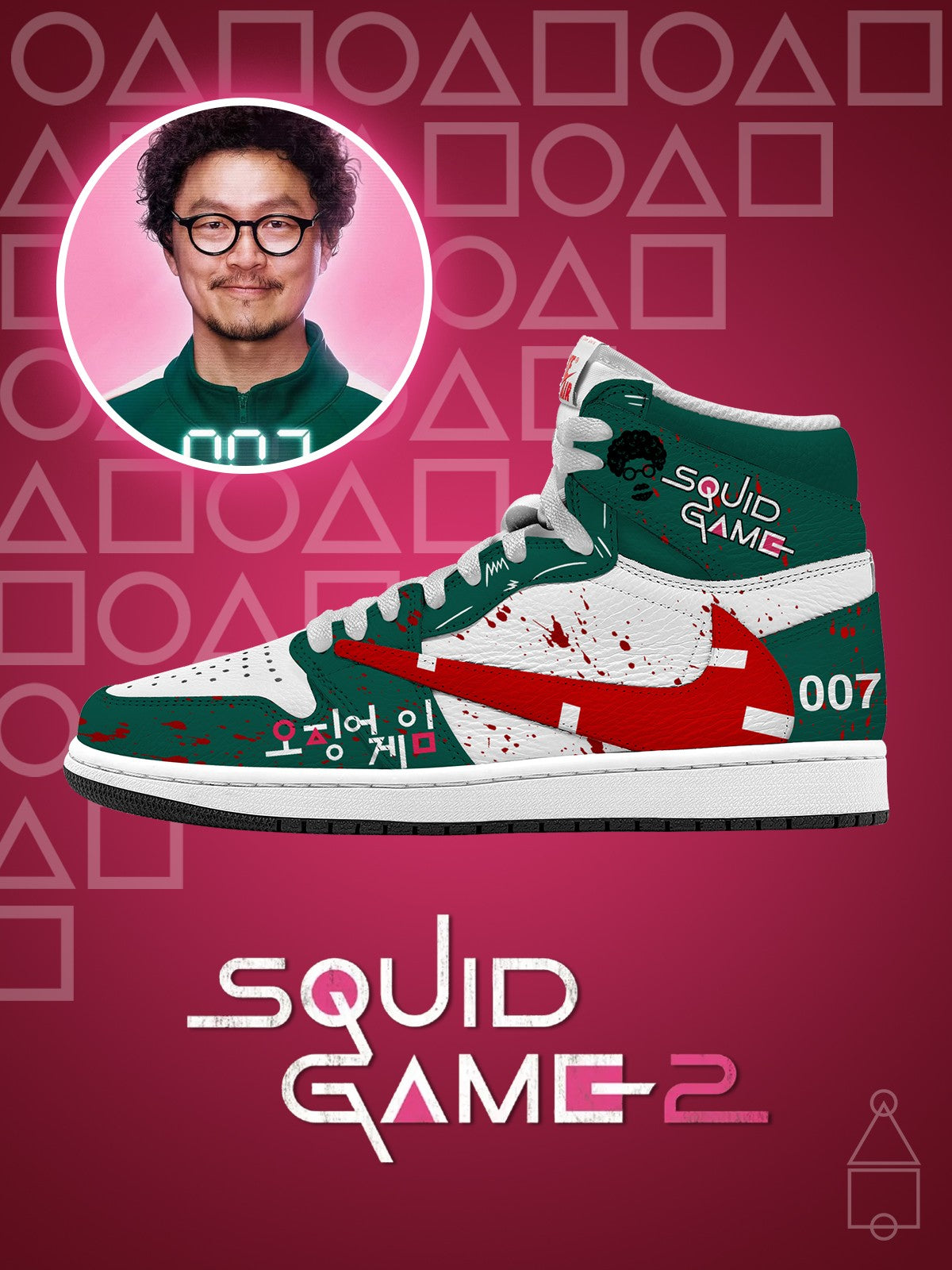 Player 007 V.1 Custom TS High Sneakers - 13custom