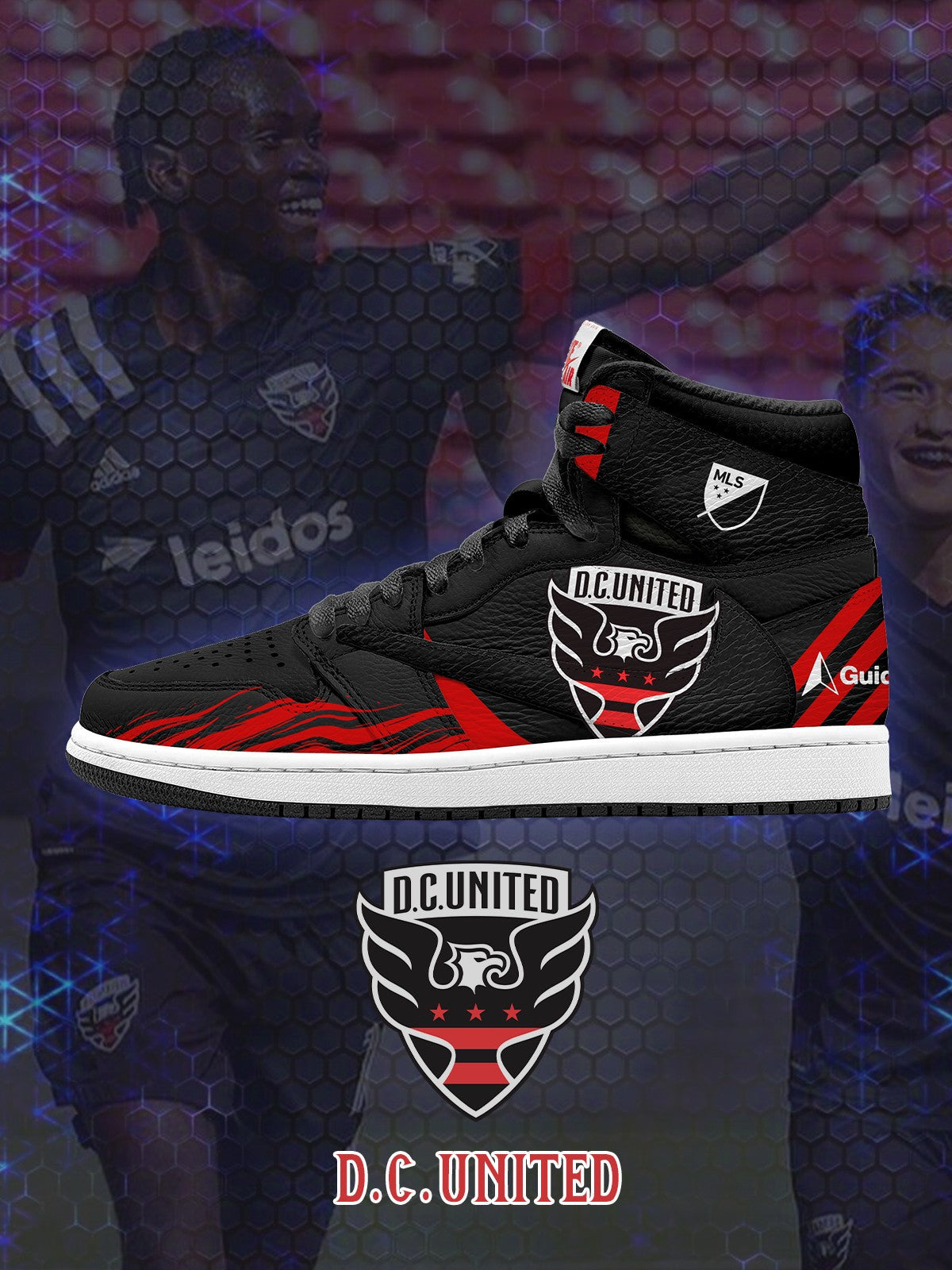 Washington D.C. V.1 Custom TS High Sneakers