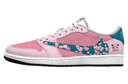 Jigglypuff V.1 Benutzerdefinierte TS Niedrige Sneaker