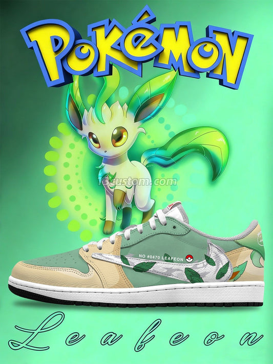 Leafeon V.1 Custom TS Niedrige Sneakers