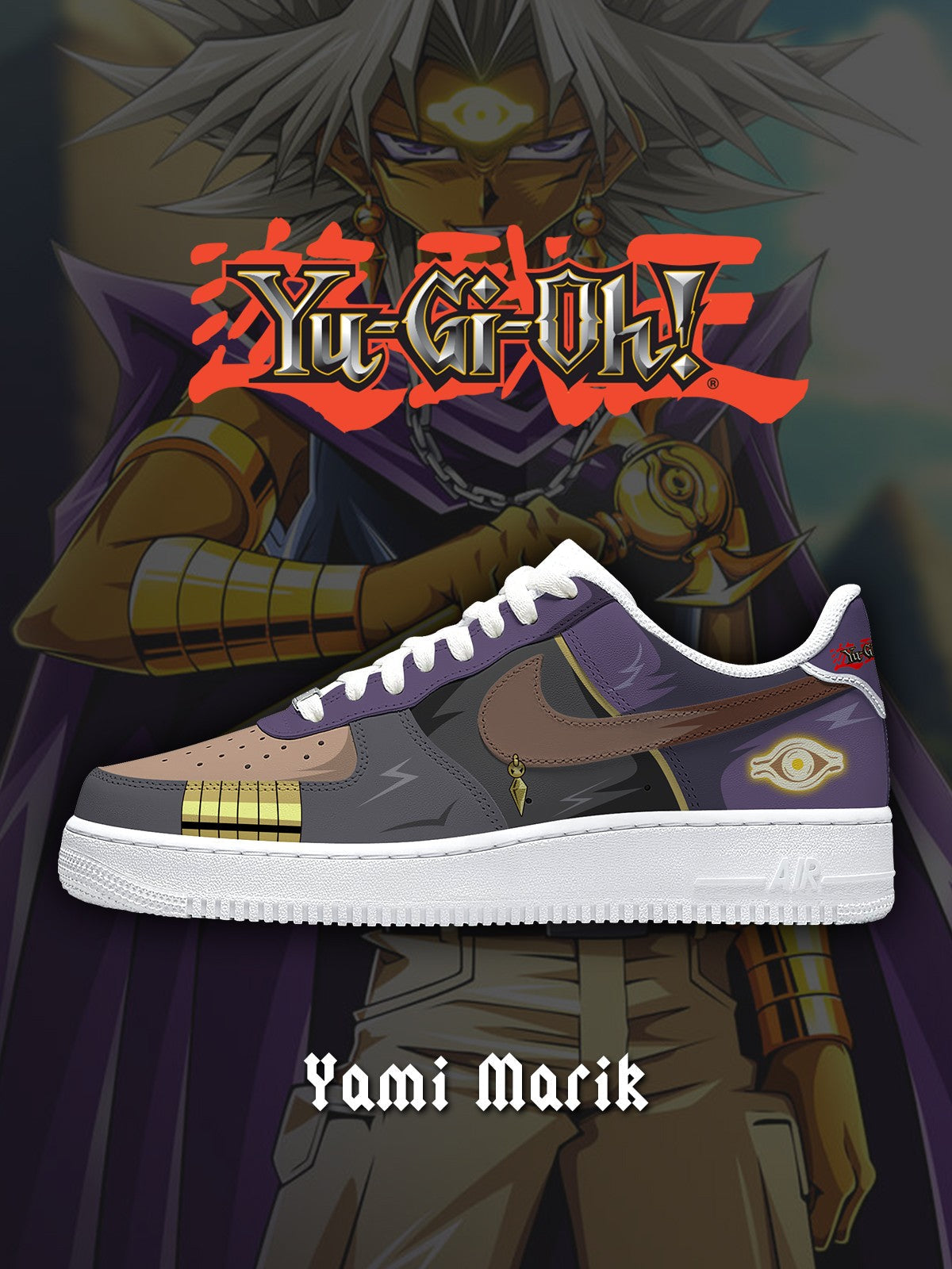 Yami Marik V.1 Custom Sneakers - 13custom